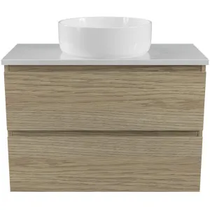 Billie Vanity 750mm Centre WG Basin SilkSurface AC Top Wall hung by Timberline, a Vanities for sale on Style Sourcebook