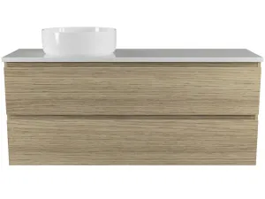 Billie Vanity 1200mm Left WG Basin SilkSurface AC Top Wall hung by Timberline, a Vanities for sale on Style Sourcebook