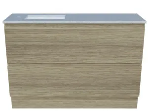 Billie Vanity 1200mm Left WG Basin SilkSurface UC Top Floor standing by Timberline, a Vanities for sale on Style Sourcebook