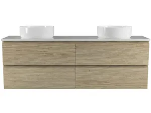 Billie Vanity 1500mm Double WG Basins SilkSurface AC Top Wall hung by Timberline, a Vanities for sale on Style Sourcebook