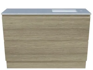 Billie Vanity 1200mm Right WG Basin SilkSurface UC Top Floor standing by Timberline, a Vanities for sale on Style Sourcebook