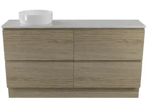 Billie Vanity 1500mm Left WG Basin SilkSurface AC Top Floor standing by Timberline, a Vanities for sale on Style Sourcebook