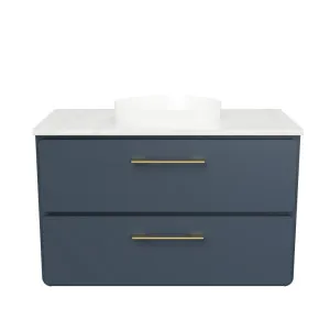 Colby Vanity 900mm Centre WG Basin SilkSurface AC Top Wall hung by Timberline, a Vanities for sale on Style Sourcebook