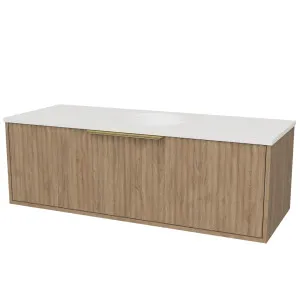 Elwood Vanity 1200mm Centre WG Basin SilkSurface UC Top Wall hung by Timberline, a Vanities for sale on Style Sourcebook