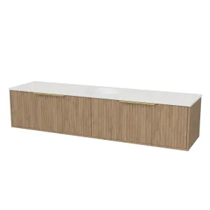 Elwood Vanity 1800mm Centre WG Basin SilkSurface UC Top Wall hung by Timberline, a Vanities for sale on Style Sourcebook