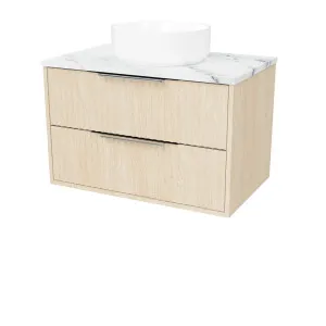 Emmett Vanity 750mm Centre WG Basin SilkSurface AC Top Wall hung by Timberline, a Vanities for sale on Style Sourcebook
