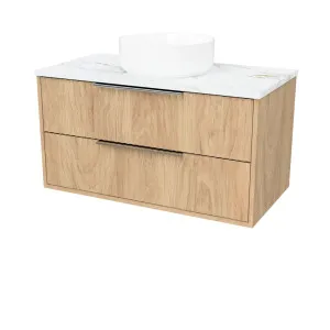 Emmett Vanity 900mm Centre WG Basin SilkSurface AC Top Wall hung by Timberline, a Vanities for sale on Style Sourcebook