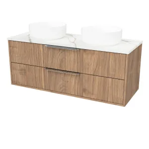 Emmett Vanity 1200mm Double WG Basin SilkSurface AC Top Wall hung by Timberline, a Vanities for sale on Style Sourcebook
