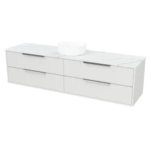 Emmett Vanity 1800mm Centre WG Basin SilkSurface AC Top Wall hung by Timberline, a Vanities for sale on Style Sourcebook