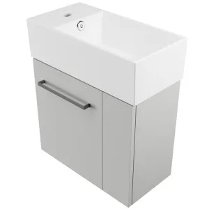 Frankie Vanity 480mm Left Bowl Liberty Top Wall hung by Timberline, a Vanities for sale on Style Sourcebook