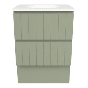Henley Vanity 600mm Centre WG Basin SilkSurface UC Top Floor standing by Timberline, a Vanities for sale on Style Sourcebook