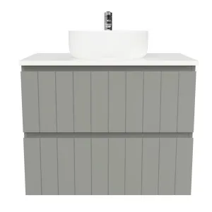 Henley Vanity 750mm Centre WG Basin SilkSurface AC Top Wall hung by Timberline, a Vanities for sale on Style Sourcebook