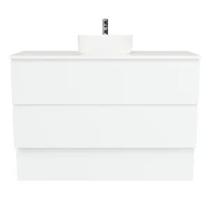 Henley Vanity 1200mm Centre WG Basin SilkSurface AC Top Floor standing by Timberline, a Vanities for sale on Style Sourcebook