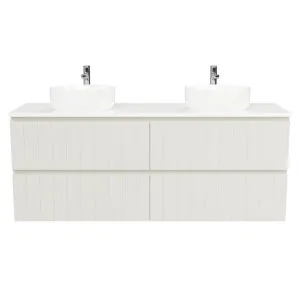 Henley Vanity 1500mm Double WG Basins SilkSurface AC Top Wall hung by Timberline, a Vanities for sale on Style Sourcebook