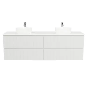 Henley Vanity 1800mm Double WG Basins SilkSurface AC Top Wall hung by Timberline, a Vanities for sale on Style Sourcebook