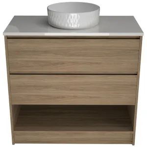 Kansas Vanity 900mm Centre WG Basin SilkSurface AC Top Floor standing by Timberline, a Vanities for sale on Style Sourcebook