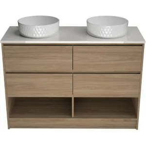Kansas Vanity 1200mm Double WG Basin SilkSurface AC Top Floor standing by Timberline, a Vanities for sale on Style Sourcebook