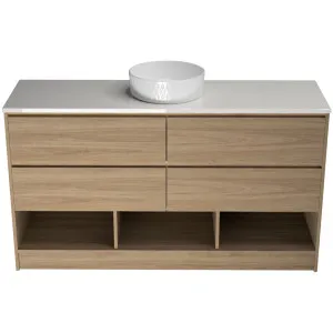 Kansas Vanity 1500mm Centre WG Basin SilkSurface AC Top Floor standing by Timberline, a Vanities for sale on Style Sourcebook