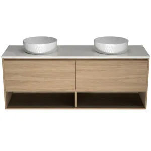 Kansas Vanity 1500mm Double WG Basins SilkSurface AC Top Wall hung by Timberline, a Vanities for sale on Style Sourcebook