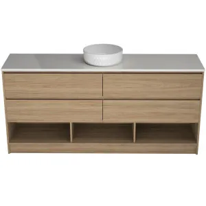 Kansas Vanity 1800mm Centre WG Basin SilkSurface AC Top Floor standing by Timberline, a Vanities for sale on Style Sourcebook