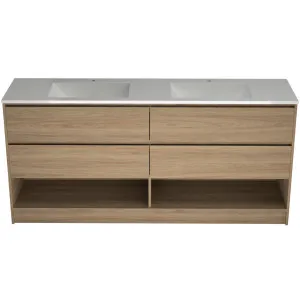 Kansas Vanity 1800mm Double Bowl Regal Top Floor standing by Timberline, a Vanities for sale on Style Sourcebook