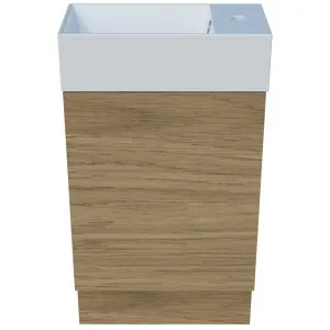Lottie Vanity 480mm Right Bowl Liberty Top Floor standing by Timberline, a Vanities for sale on Style Sourcebook