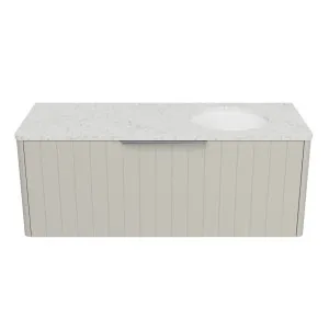 Saba Vanity 1200mm Right WG Basin SilkSurface UC Top Wall hung by Timberline, a Vanities for sale on Style Sourcebook