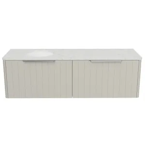 Saba Vanity 1500mm Left WG Basin SilkSurface UC Top Wall hung by Timberline, a Vanities for sale on Style Sourcebook