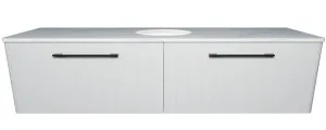 Saba Vanity 1800mm Centre WG Basin SilkSurface UC Top Wall hung by Timberline, a Vanities for sale on Style Sourcebook