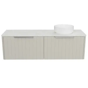 Saba Vanity 1500mm Right WG Basin SilkSurface AC Top Wall hung by Timberline, a Vanities for sale on Style Sourcebook