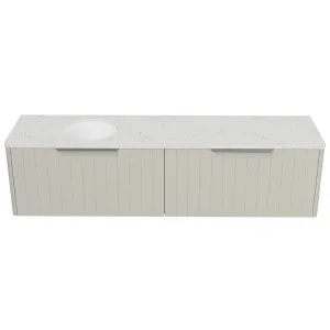 Saba Vanity 1800mm Left WG Basin SilkSurface UC Top Wall hung by Timberline, a Vanities for sale on Style Sourcebook