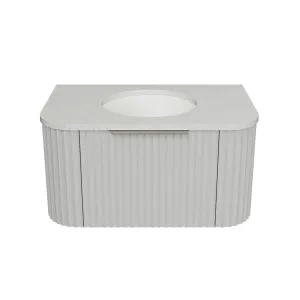 Santos Vanity 750mm Centre WG Basin SilkSurface UC Top Wall hung by Timberline, a Vanities for sale on Style Sourcebook