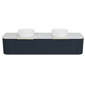 Santos Vanity 1800mm Double WG Basins SilkSurface AC Top Wall hung by Timberline, a Vanities for sale on Style Sourcebook