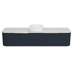 Santos Vanity 1800mm Centre WG Basin SilkSurface AC Top Wall hung by Timberline, a Vanities for sale on Style Sourcebook