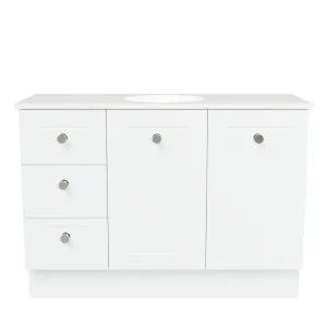 Victoria Vanity 1200mm Centre WG Basin SilkSurface UC Top Floor standing by Timberline, a Vanities for sale on Style Sourcebook