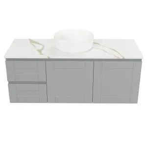 Victoria Vanity 1200mm Centre WG Basin SilkSurface AC Top Wall hung by Timberline, a Vanities for sale on Style Sourcebook