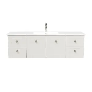 Victoria Vanity 1500mm Centre Bowl Alpha Top Wall hung by Timberline, a Vanities for sale on Style Sourcebook