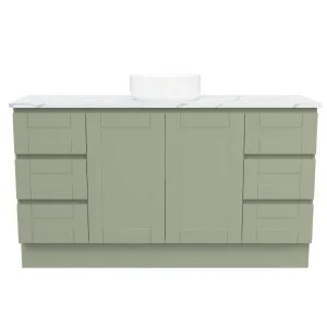 Victoria Vanity 1500mm Centre WG Basin SilkSurface AC Top Floor standing by Timberline, a Vanities for sale on Style Sourcebook