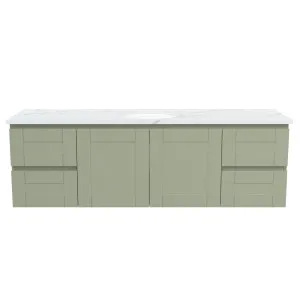 Victoria Vanity 1500mm Centre WG Basin SilkSurface UC Top Wall hung by Timberline, a Vanities for sale on Style Sourcebook