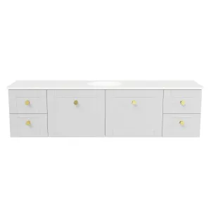 Victoria Vanity 1800mm Centre WG Basin SilkSurface UC Top Wall hung by Timberline, a Vanities for sale on Style Sourcebook