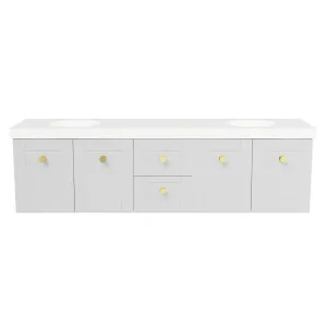Victoria Vanity 1800mm Double WG Basins Freedom UC Top Wall hung by Timberline, a Vanities for sale on Style Sourcebook