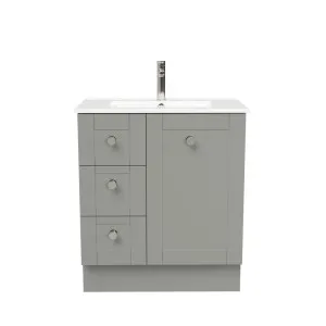 Victoria Vanity 750mm Centre Bowl Alpha Top Floor standing by Timberline, a Vanities for sale on Style Sourcebook