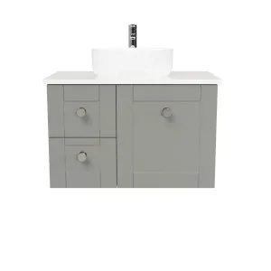 Victoria Vanity 750mm Centre WG Basin SilkSurface AC Top Wall hung by Timberline, a Vanities for sale on Style Sourcebook