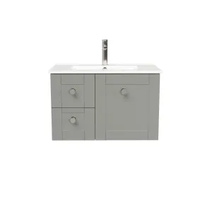 Victoria Vanity 750mm Centre Bowl Alpha Top Wall hung by Timberline, a Vanities for sale on Style Sourcebook