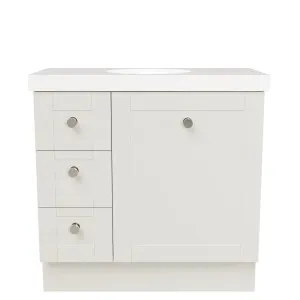 Victoria Vanity 900mm Centre WG Basin Freedom UC Top Floor standing by Timberline, a Vanities for sale on Style Sourcebook