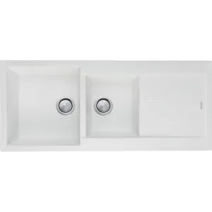 Santonin White 1&3/4 Bowl Sink with Drainer by Santorini, a Kitchen Sinks for sale on Style Sourcebook