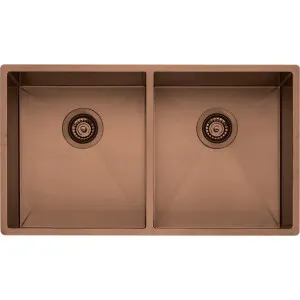 Spectra Double Bowl Brushed Gold Sink by Spectra, a Kitchen Sinks for sale on Style Sourcebook