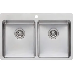 Sonetto Double Bowl Topmount Sink by Sonetto, a Kitchen Sinks for sale on Style Sourcebook