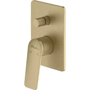 Paris Classic Gold Wall Mixer with Diverter by Paris, a Bathroom Taps & Mixers for sale on Style Sourcebook