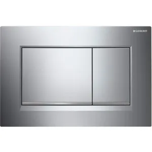 SQUARE PUSH PLATE CHROME SIGMA30 by Geberit, a Toilets & Bidets for sale on Style Sourcebook